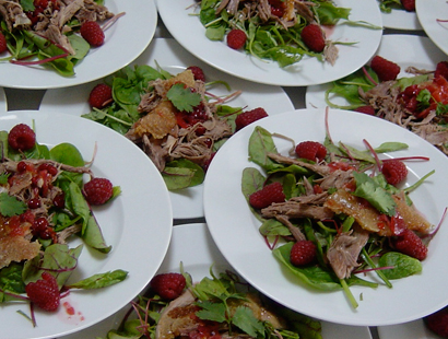 Slow roast duck starter